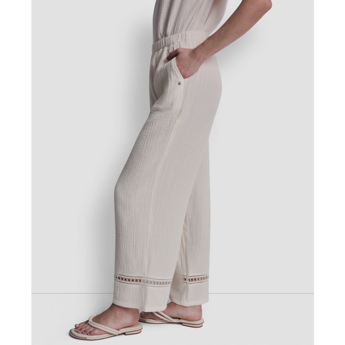 Dkny Jeans Women's Mid Rise Drawstring Pants