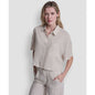 Dkny Jeans Women's Oversized Cropped Shirt
