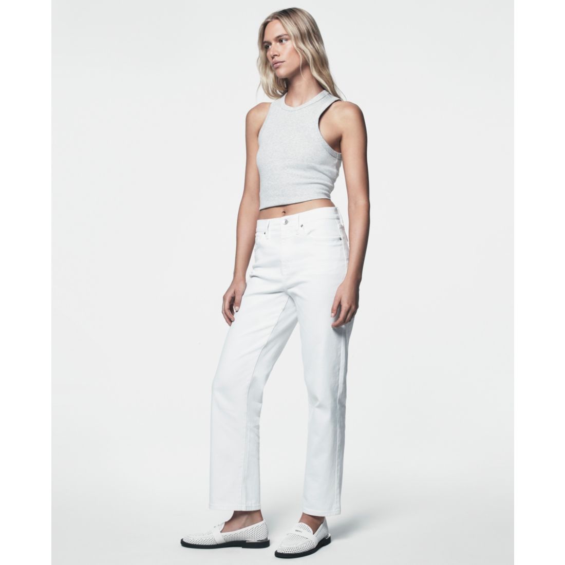 Dkny Jeans Women's Classic High Rise Straight No Cuff Jeans