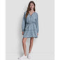Dkny Jeans Women's V-Neck A-Line Dress