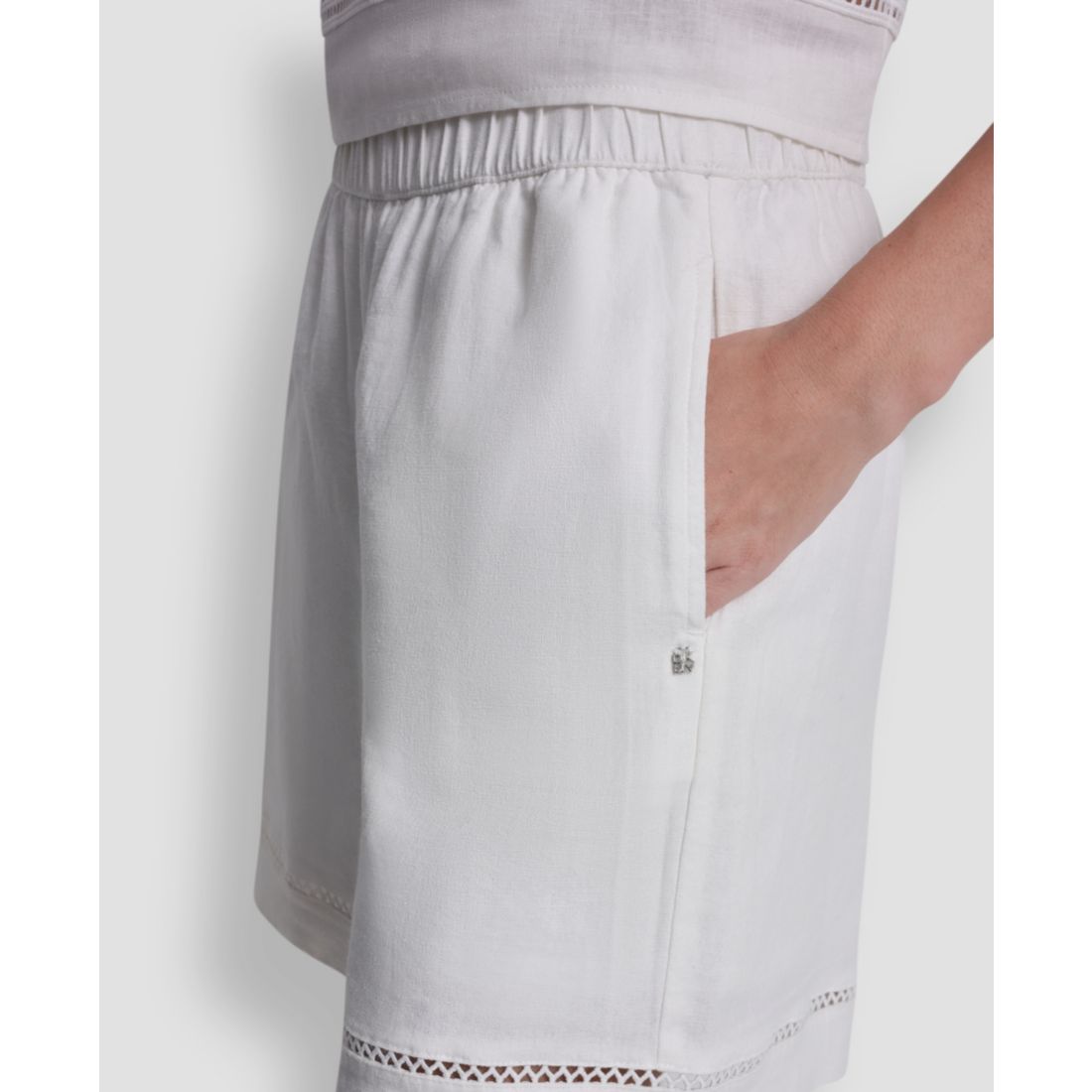 Dkny Jeans Women's Pull-On Elastic Boxer Shorts