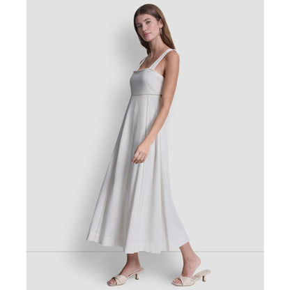 Dkny Jeans Women's Seamed Tank Square Neck Dress