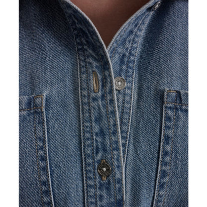 Dkny Jeans Women's Button-Front Shirt Dress