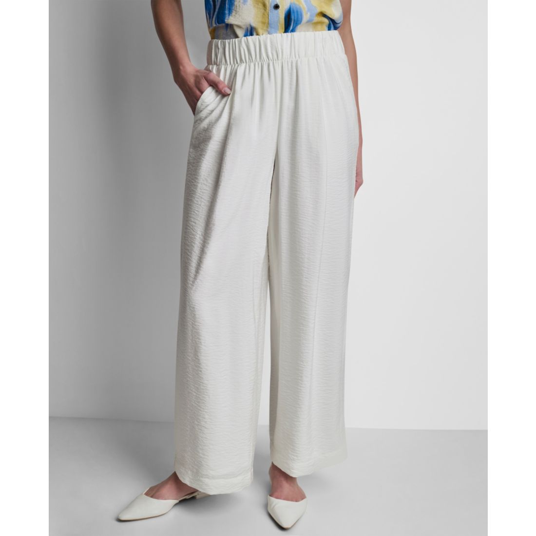 Dkny Women's High-Rise Pull-On Ankle Pants