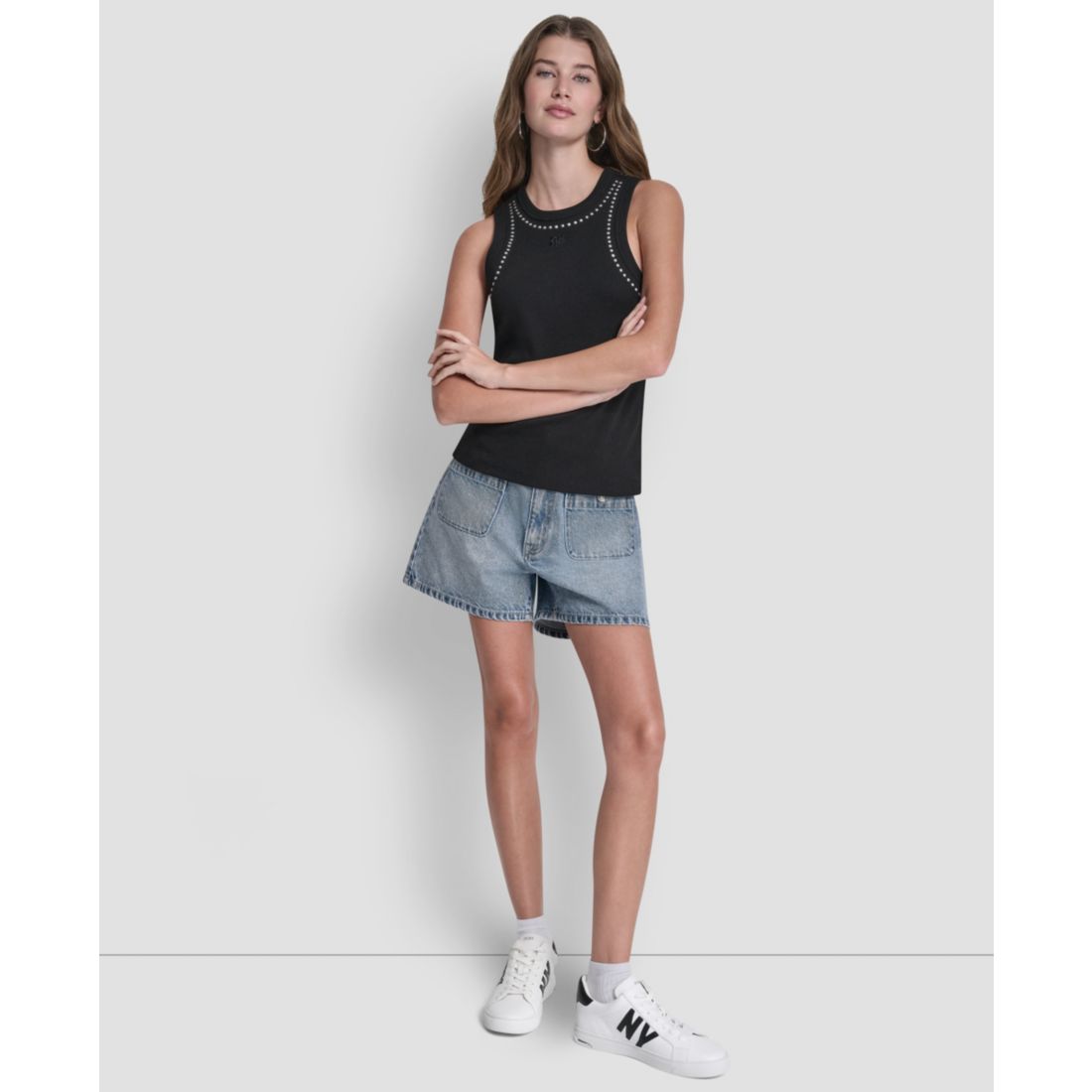 Dkny Jeans Women's Crewneck Tank Top