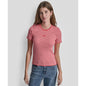Dkny Jeans Petite Crewneck Striped Sweater