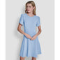 Dkny Women's Tulip Sleeve Fit and Flare Dress