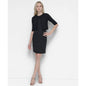 Dkny Women's Cropped Elbow Sleeve Snap Front Shrug