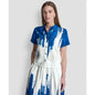 Dkny Women's Printed Short-Sleeve Camp Shirt