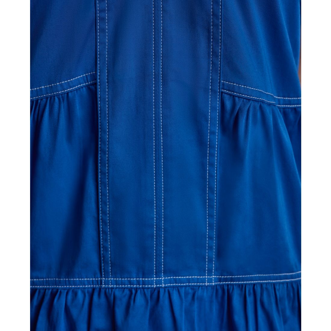Dkny Women's V-Neck Contrast-Stitch Mini Dress