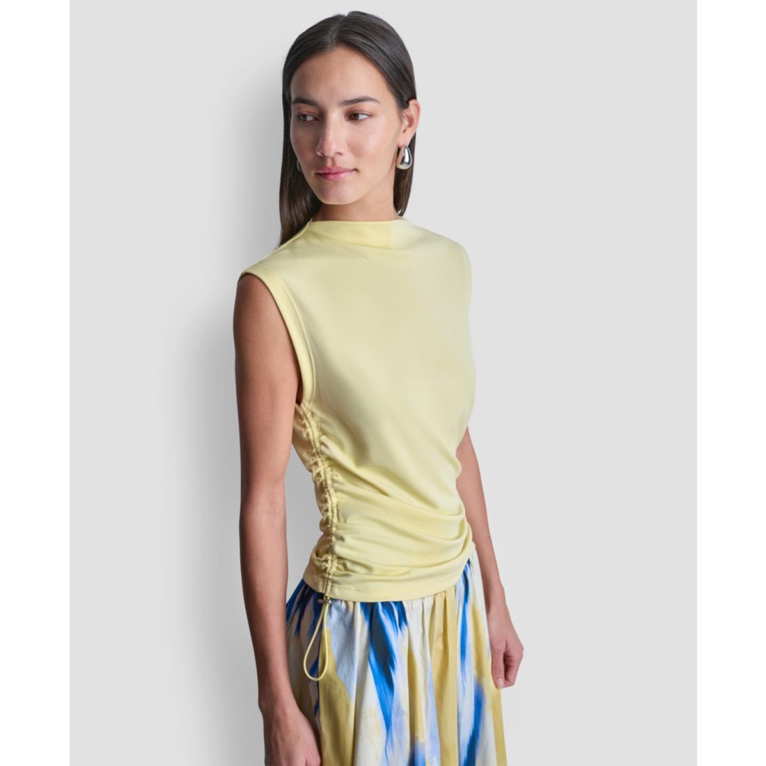 Dkny Women's Sleeveless Pique Top