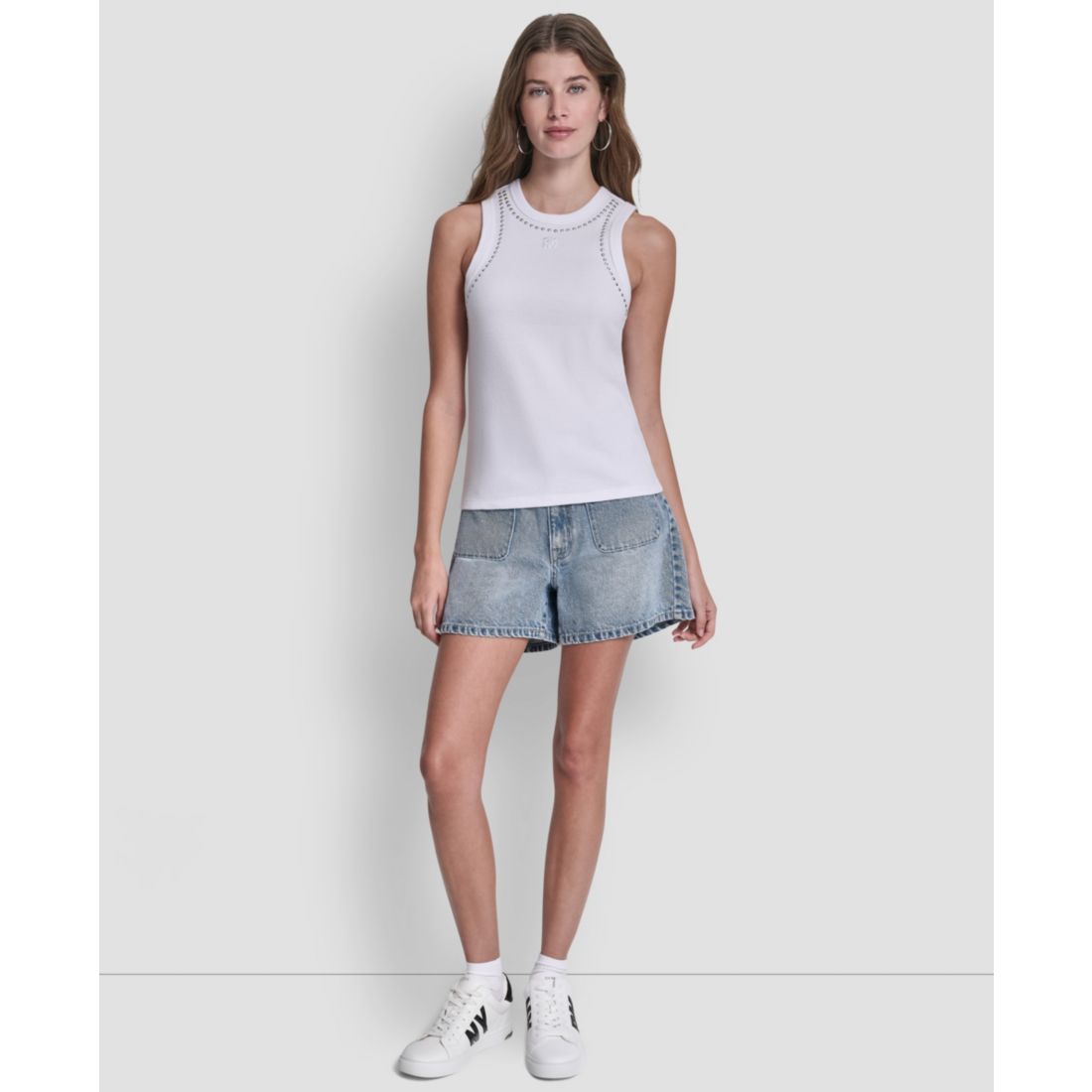 Dkny Jeans Women's Crewneck Tank Top