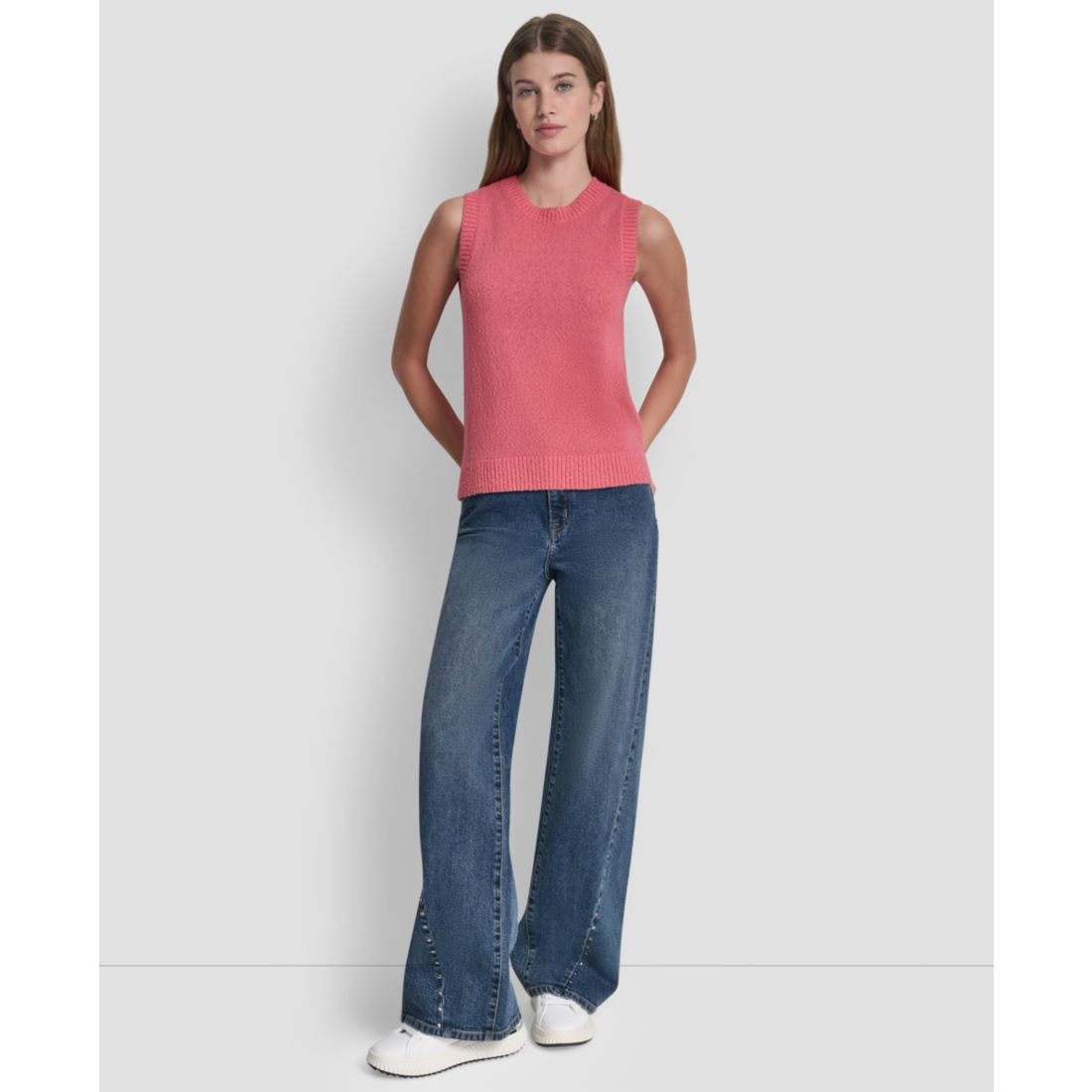 Dkny Jeans Women's Crewneck Pull-On Sweater