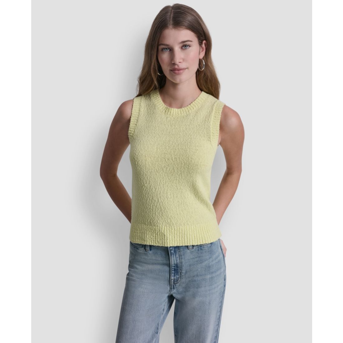Dkny Jeans Women's Crewneck Pull-On Sweater