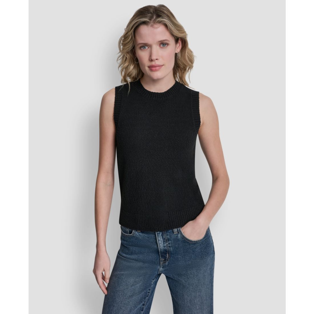 Dkny Jeans Women's Crewneck Pull-On Sweater