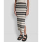 Dkny Jeans Women's Ribbed Stripe Pull-On Midi Skirt
