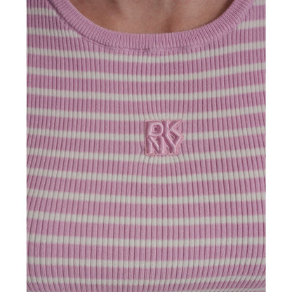 Dkny Jeans Women's Crewneck Striped Top
