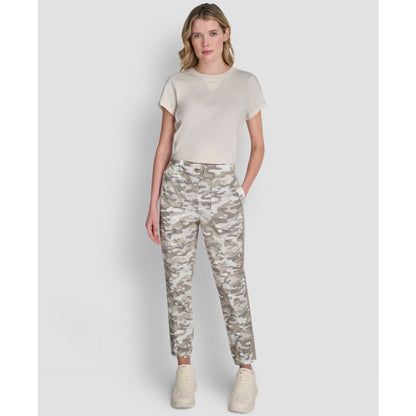 Dkny Sport Women's High Rise Bungee Waist Seamed Joggers