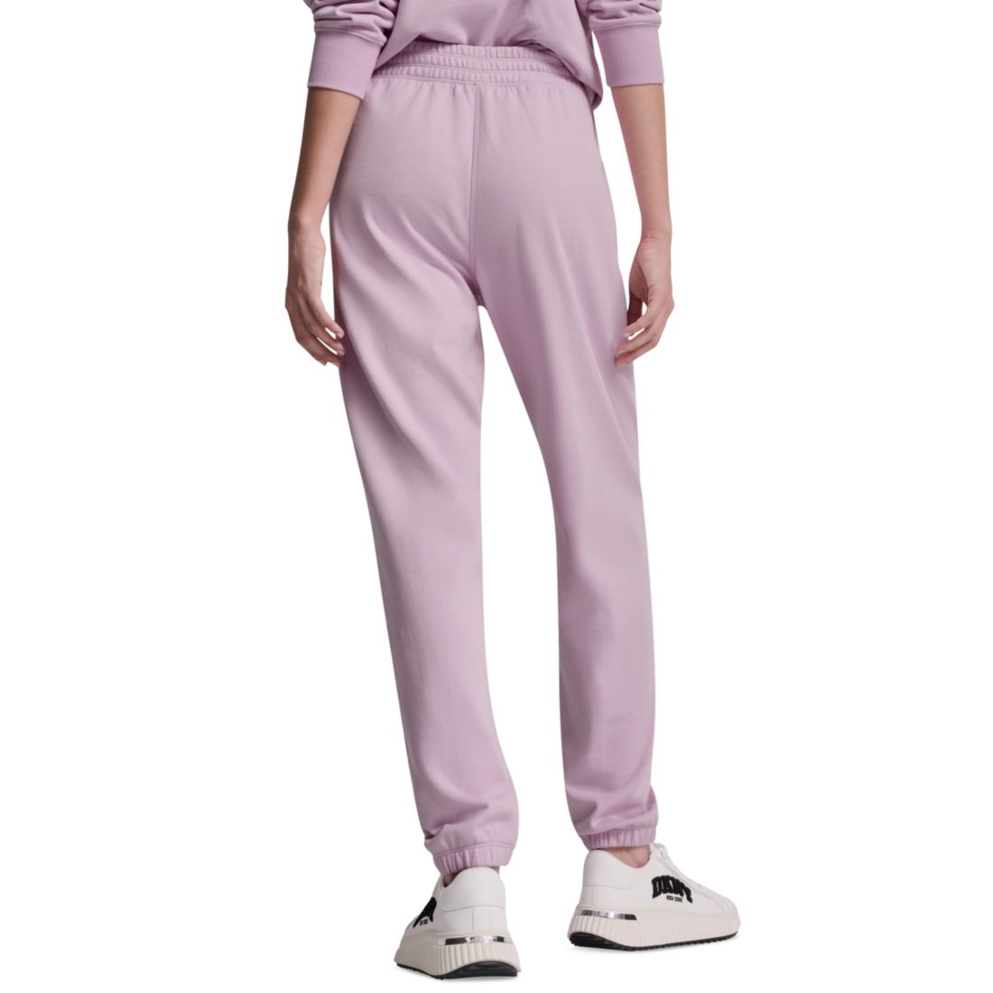 Dkny Sport Women's 1989 Rhinestone Logo High-Rise Relaxed Joggers