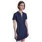 Dkny Sport Women's Court Pique Collared Neck Polo T-Shirt