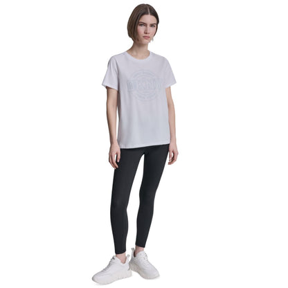 Dkny Sport Women's Collegiate Medallion Logo T-Shirt
