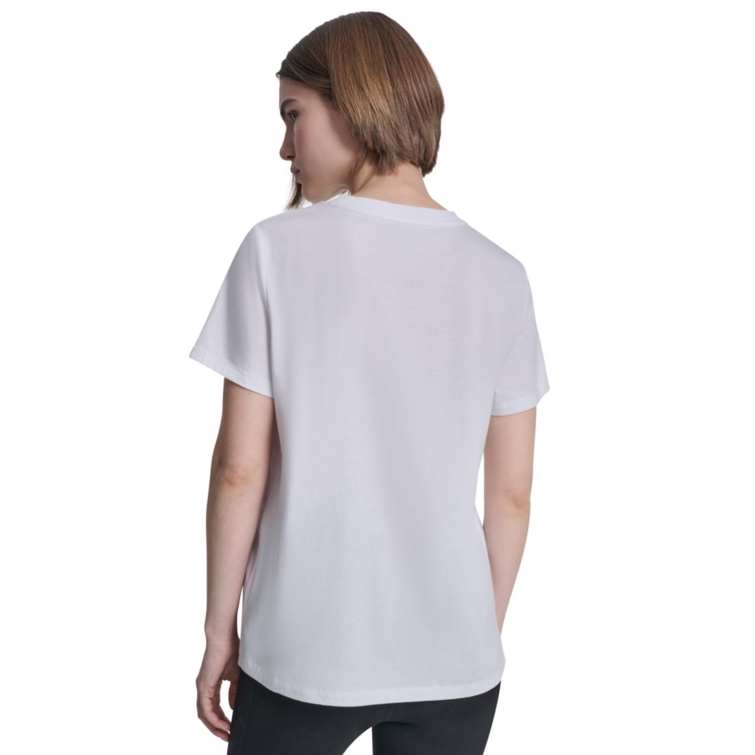 Dkny Sport Women's Collegiate Medallion Logo T-Shirt