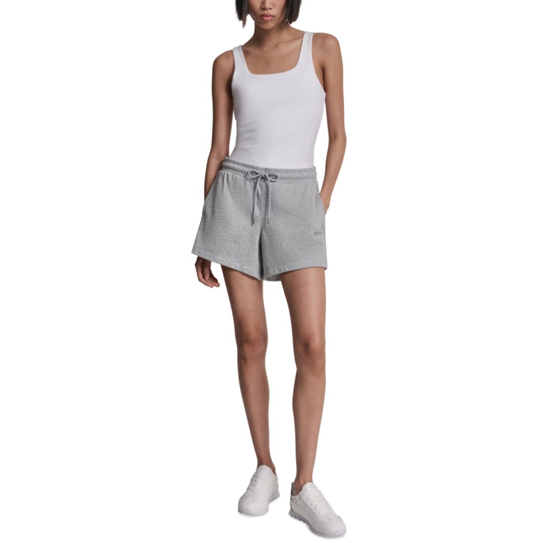 Dkny Sport Women's Foil Logo Shorts