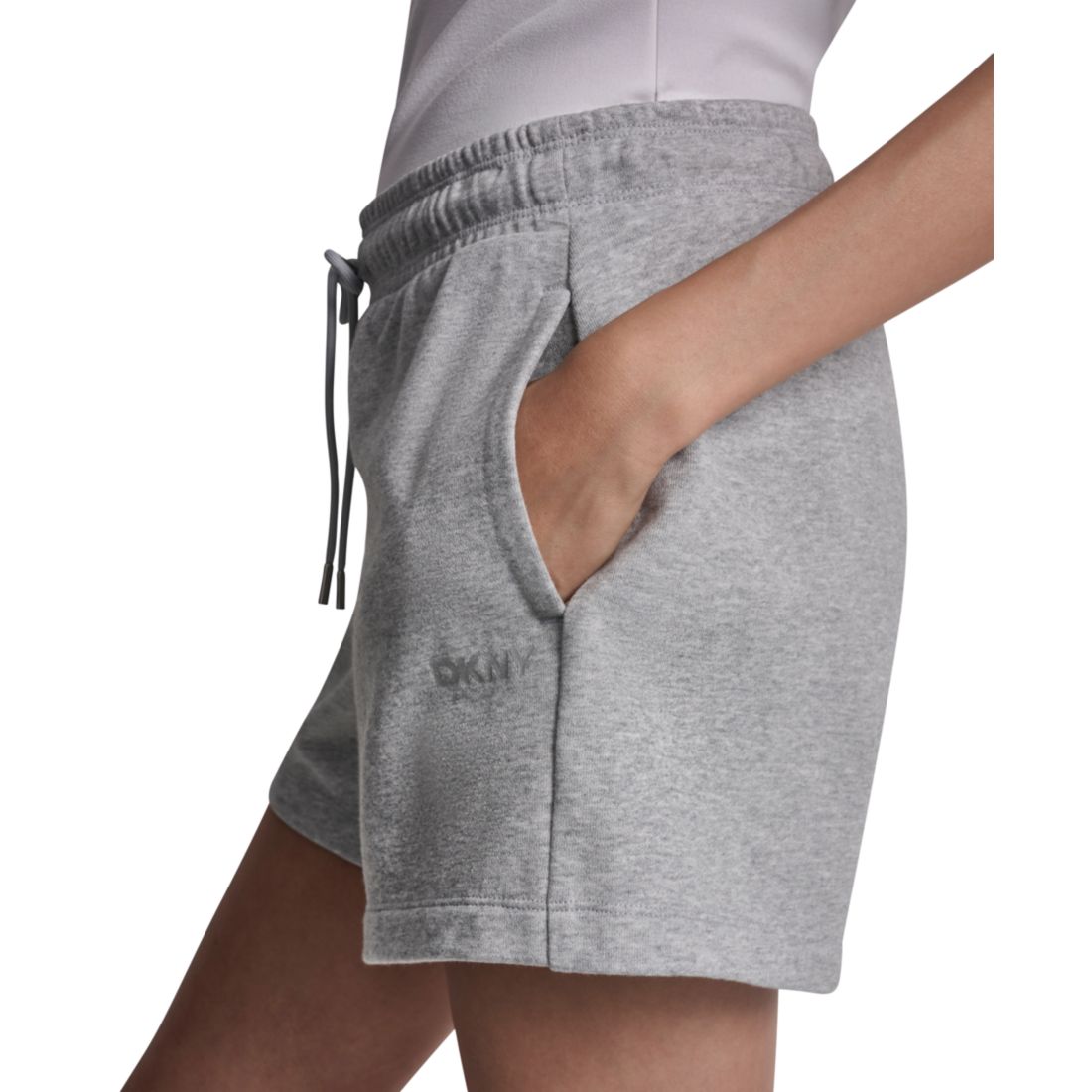 Dkny Sport Women's Foil Logo Shorts