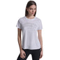 Dkny Sport Women's Rhinestone Varsity Logo Relaxed Fit Pull-On T-Shirt