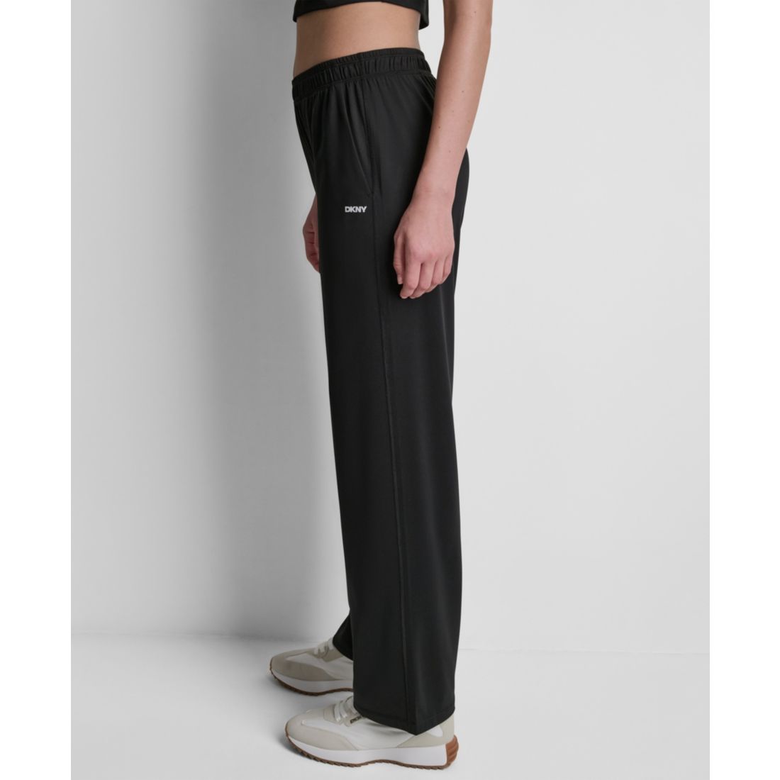 Dkny Sport Women's Balance Compression Mid-Rise Straight Leg Pants