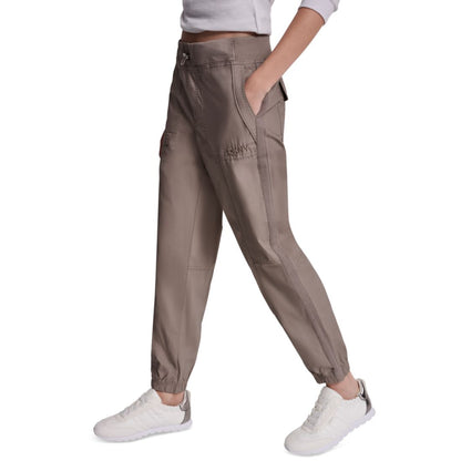 Dkny Sport Women's High Rise Bungee Waist Seamed Joggers