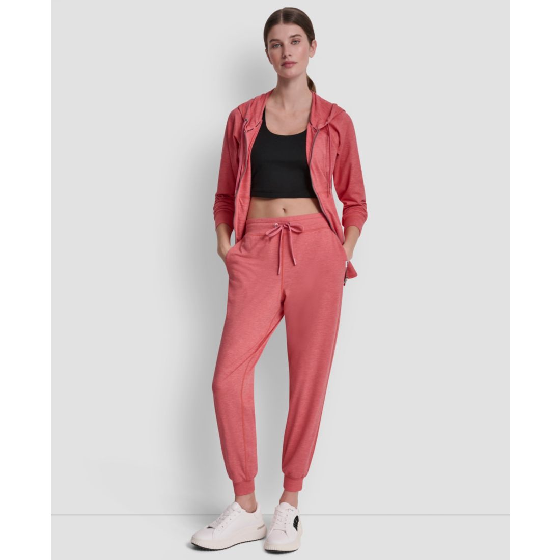 Dkny Women's Mid-Rise Wide Leg Pants