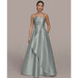 Donna Karan New York Women's Strapless Asymmetrical Ball Gown