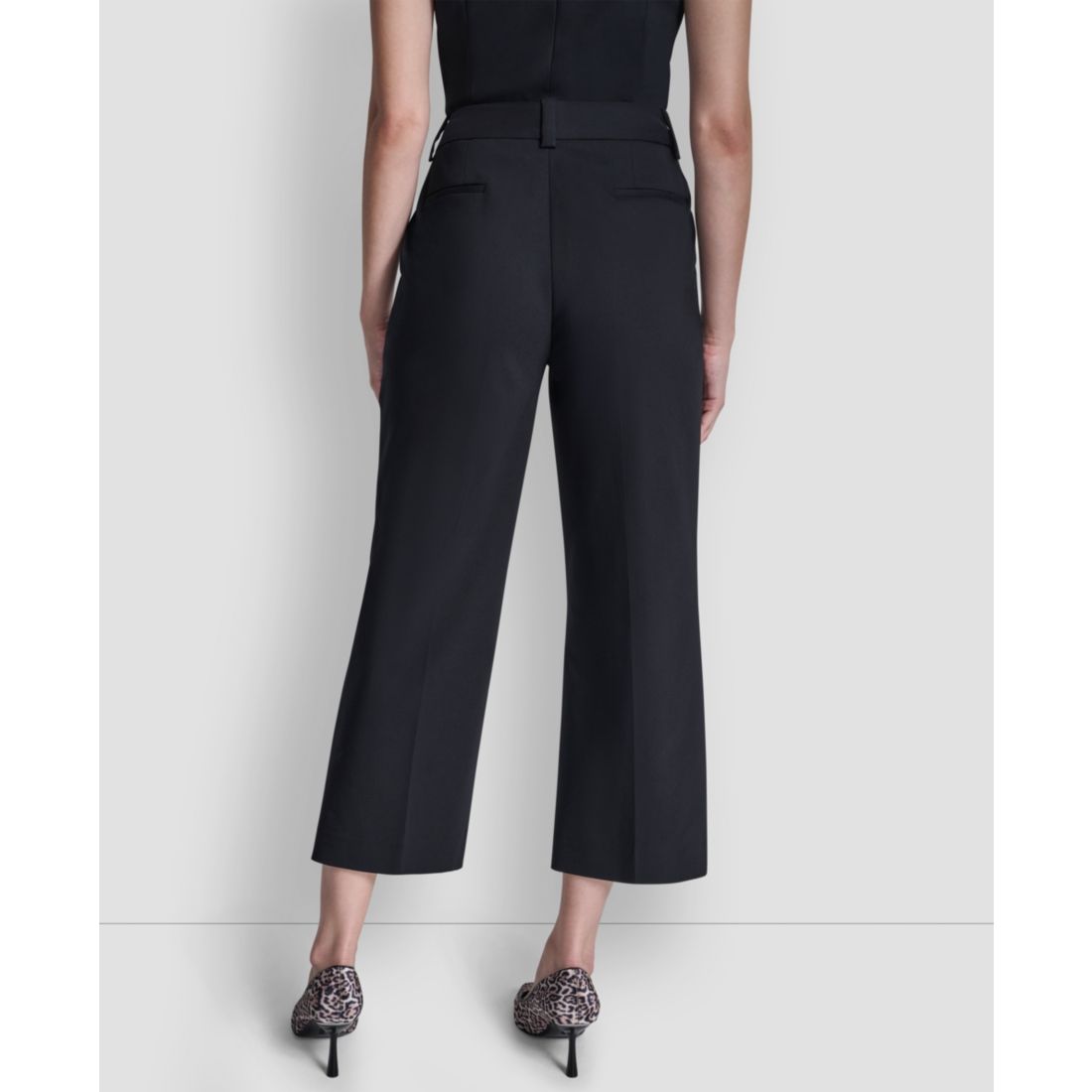 Dkny Women's Pintuck Straight Fit Pants