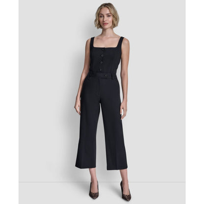 Dkny Women's Pintuck Straight Fit Pants