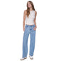Dkny Jeans Women's Mid-Rise Flowy Relaxed Straight Jeans