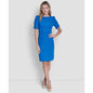 Dkny Women's Short Sleeve Sheath Dress