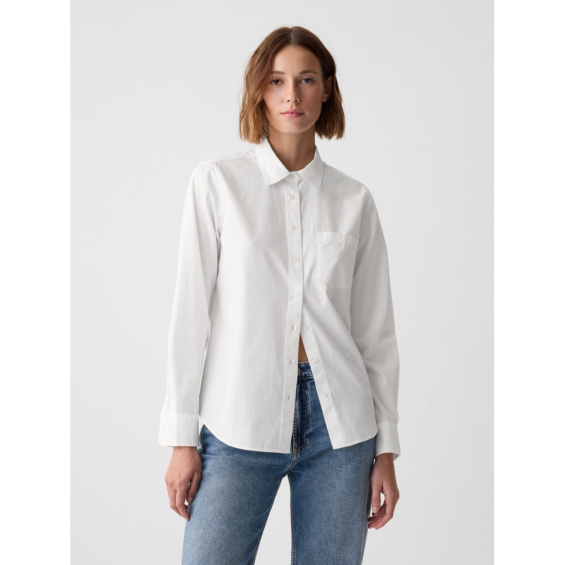 Women's Organic Cotton Poplin Classic Shirt