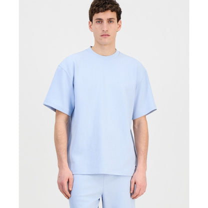 Hugo Boss Men's Waffled Jersey Solid-Color Crewneck T-Shirt