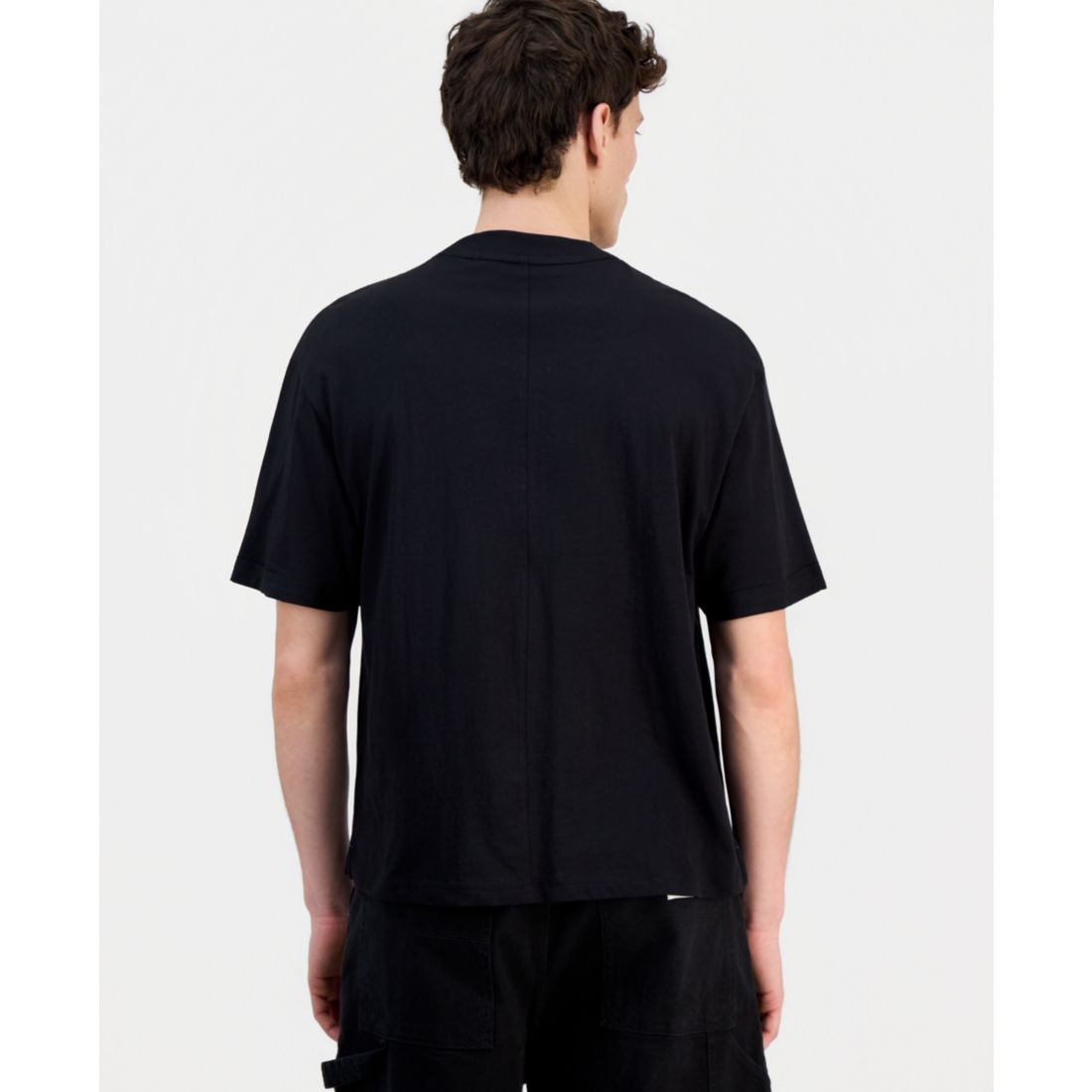 Hugo Boss Men's Cotton Pocket Logo Crewneck T-Shirt