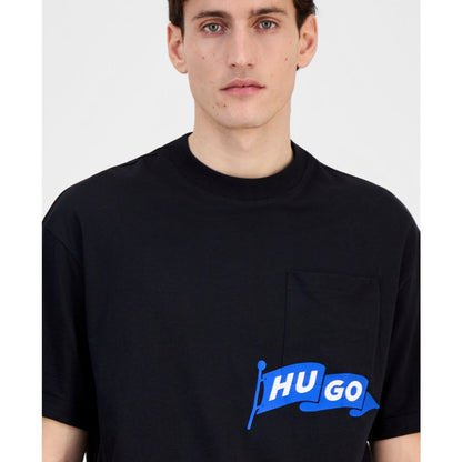 Hugo Boss Men's Cotton Pocket Logo Crewneck T-Shirt
