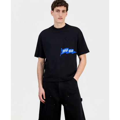 Hugo Boss Men's Cotton Pocket Logo Crewneck T-Shirt