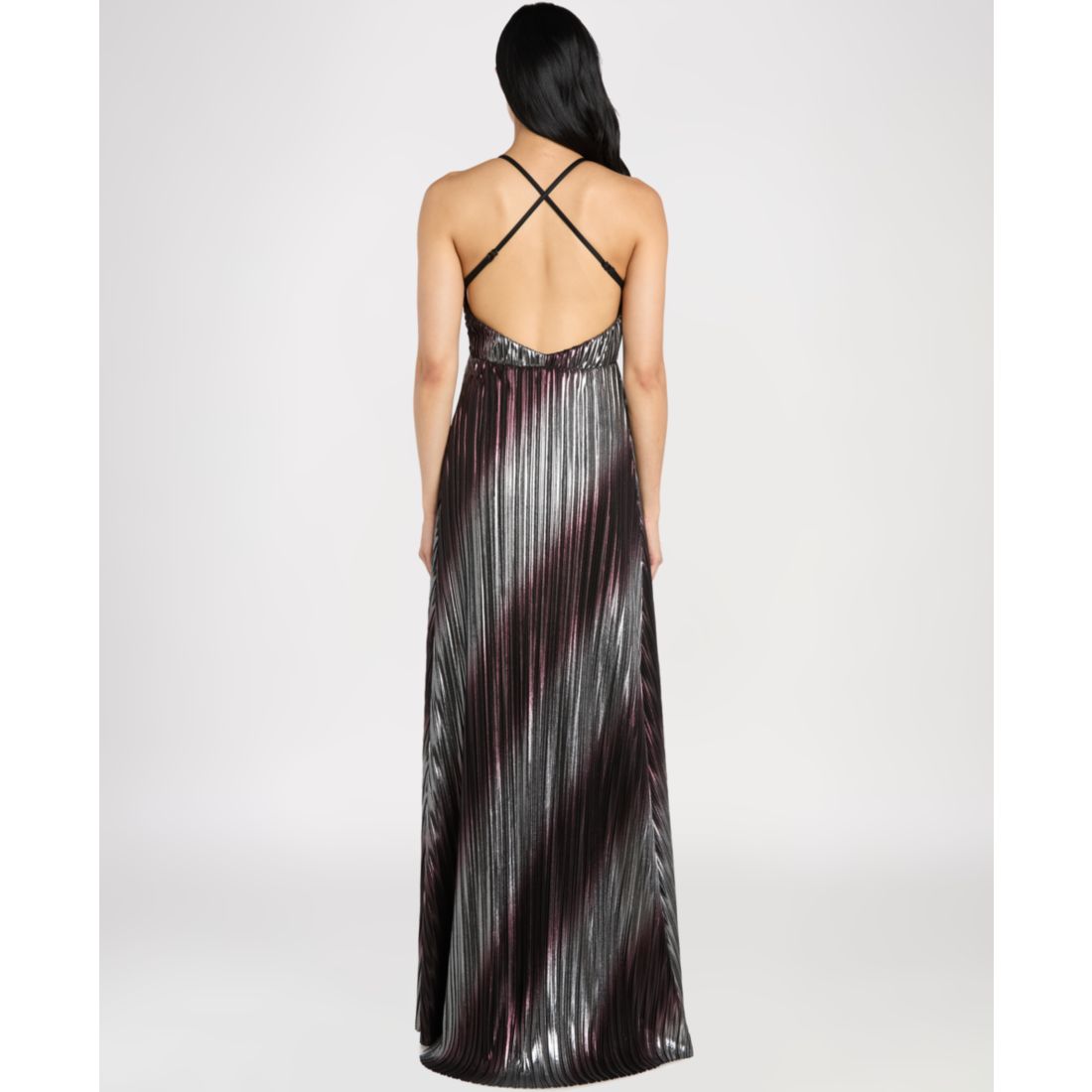 Morgan & Company Juniors' Sleeveless V-Neck Long Dress