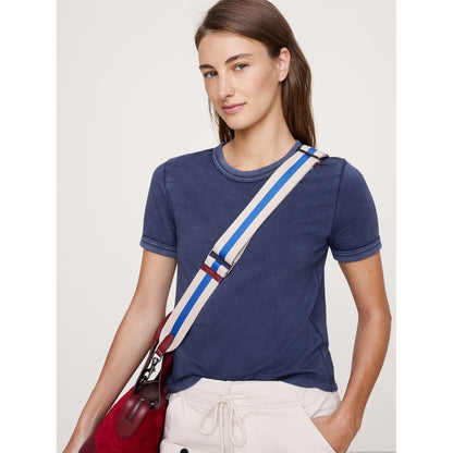 Women's Slim Vintage Cotton Crew-Neck T-Shirt