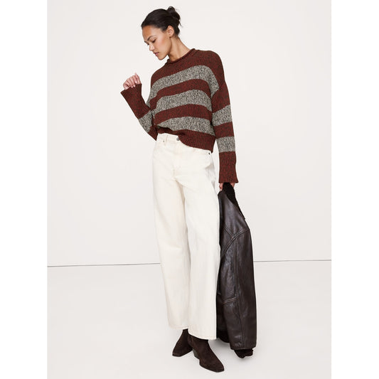 Women's Cotton Roll-Neck Sweater