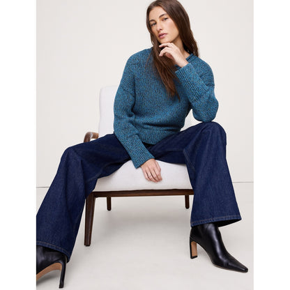 Women's Cotton Roll-Neck Sweater