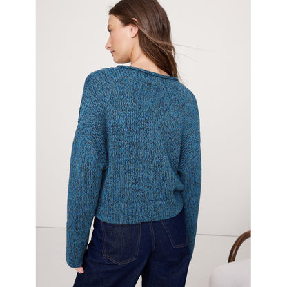 Women's Cotton Roll-Neck Sweater
