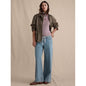 Women's Mid-Rise Wide-Leg Drawstring Jean