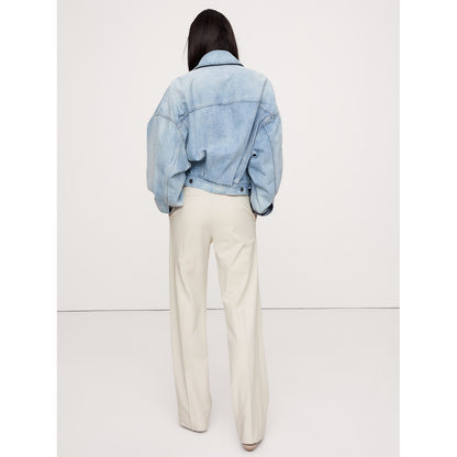 Women's High-Rise Modern Straight City Stretch Pant