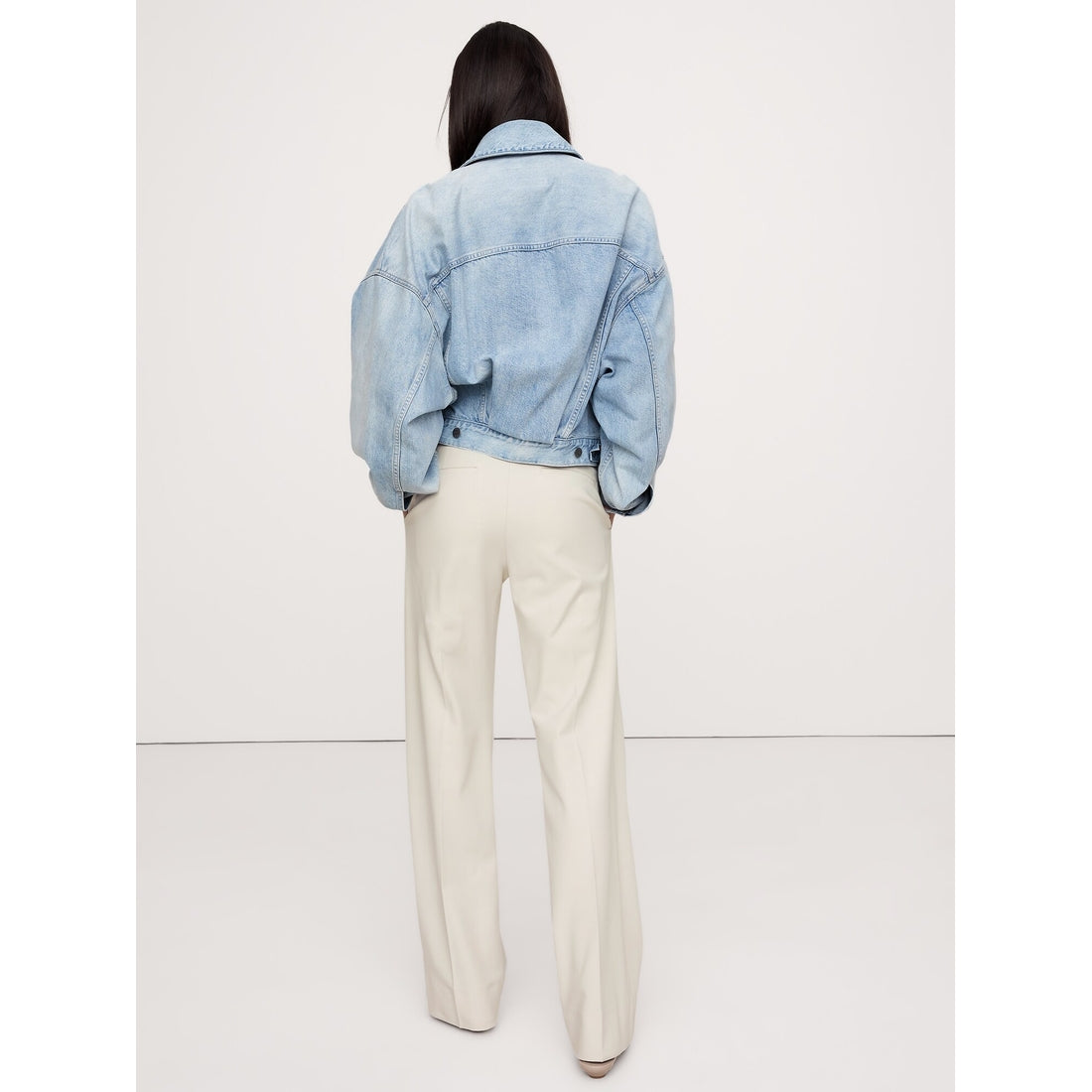 Women's High-Rise Modern Straight City Stretch Pant